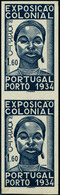 Neuf Sans Gomme N°572/574. Exposition Coloniale De Porto 1934. La Série Paire Verticale Non Dentelée. T.B. Rare - Otros & Sin Clasificación