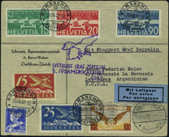 Lettre Zeppelin 5 SAF Pour L' Argentine TB - Otros & Sin Clasificación