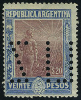 Neuf Avec Charnière N° 190/2, 5, 10, Et  20p Perforés Spécimen, T.B. - Otros & Sin Clasificación