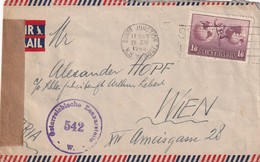 AUSTRALIE 1948 LETTRE DE SYDNEY POUR VIENNE CENSUREE - Cartas & Documentos