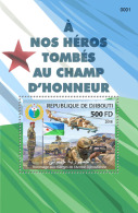 DJIBOUTI 2018 MNH** Djibouti Flag Fahne Drapeau De Djibouti S/S - IMPERFORATED - DH1829 - Francobolli