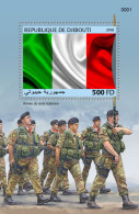 DJIBOUTI 2018 MNH** Italian Flag Italienische Fahne Drapeau Italien S/S - OFFICIAL ISSUE - DH1829 - Francobolli