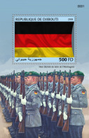 DJIBOUTI 2018 MNH** German Flag Deutsche Fahne Drapeau Allemand S/S - IMPERFORATED - DH1829 - Francobolli