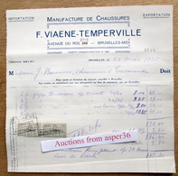 Manufacture De Chaussures, F. Viaene-Temperville, Avenue Du Roi, Bruxelles-Midi 1925 - 1900 – 1949