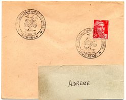 OISEAU / COLOMBE = 92 BOIS COLOMBES 1946 = CACHET Illustré = CINQUANTENAIRE - Mechanical Postmarks (Advertisement)