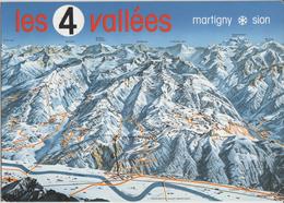 Skirama Les 4 Vallees Martigny Sion, Verbier, La Tsoumaz, Nendaz, Thyon 2000, Veysonnaz, Les Collons - Panorama - VS Valais