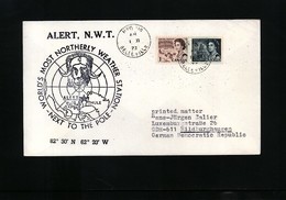 Canada 1973 Interesting Arctic Cover - Stations Scientifiques & Stations Dérivantes Arctiques