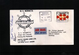 Canada 1971 Interesting Arctic Signed Cover - Expéditions Arctiques