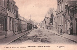 CPA BELGIQUE CAPPELLEN STATIESTRAAT Rue De La Station - Kapellen