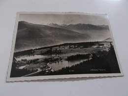 B693  Crans Sierre Svizzera Macchia Al Retro Come Da Foto - Crans