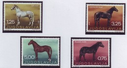 YUGOSLAVIA 1344-1347,unused,horses - Neufs