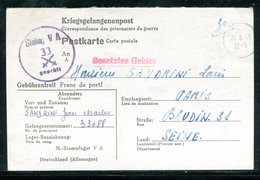 France - Carte De Prisonnier Du Stalag VA Pour La France En 1943 - WW II