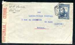 Mozambique - Enveloppe Commerciale De Lourenço Marqués Pour La France En 1940 Avec Contrôle Postal - Mosambik