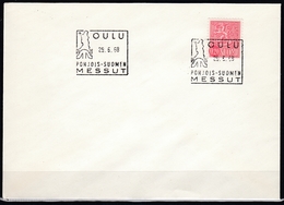 Finland 1968 - Trade Fair Of Northern Finland In Oulu - Commemorative Postmark 29.6.1968 - Brieven En Documenten