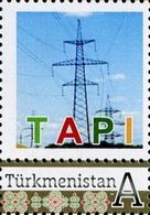 Turkmenistan 2017 - 2018, Afganistan, Pakistan, India, Industry, TAPI, 1v - Turkmenistan