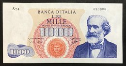 1000 Lire Verdi I° Tipo 14 01 1964 Raro Sup/fds Naturale LOTTO 2140 - 10000 Lire