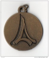 SPORT . MÉDAILLE . " LES 20 KILOMÈTRES DE PARIS " 18/10/1981 . RTL . TOUR EIFFEL - Réf. N°96M - - Athlétisme