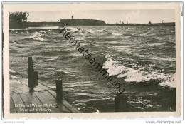 Waren - Sturm Auf Der Müritz - Foto-AK - Waren (Müritz)