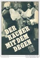 FILM FÜR SIE - Progress-Filmprogramm 11/68 - Der Rächer Mit Dem Degen - Film & TV