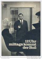 Film Für Sie Progress-Filmprogramm 117/68 - 12Uhr Mittags Kommt Der Boss - Películas & TV