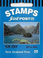 NEW ZEALAND, 1999, Booklet 84,  $ 8.00, Fastpost, Scenic Definit. - Booklets