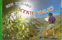 NEW ZEALAND, 1999, Booklet 99,  Scenic Walks, Prestige Booklet - Booklets