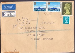 Great Britain Registered Mail Cover Sent To SYRIA - Territorio Británico Del Océano Índico