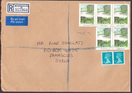 Great Britain Registered Mail Cover Sent To SYRIA - Territoire Britannique De L'Océan Indien