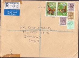 Great Britain Registered Mail Cover Sent To SYRIA - British Indian Ocean Territory (BIOT)