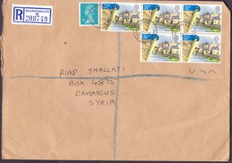 Great Britain Registered Mail Cover Sent To SYRIA - Territoire Britannique De L'Océan Indien