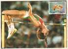 BULGARIA / BULGARIE - 2007 - Athletisme - Saut En Hauteur - Stefka Kostadinova - Recorg Du Monde 209sm. - MC - Storia Postale