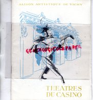 03-VICHY-PROGRAMME THEATRE CASINO-DES FLEURS-1953 L' AMOUR TRUQUE-NOHAIN-CESBRON-JEAN TISSIER-FEYDEAU-ROUSSIN-GUITRY- - Programas