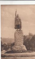 Cp , ANGLETERRE , WINCHESTER , King Alfred's Statue - Winchester