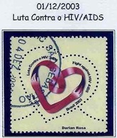 LSJP Brazil Fight Against Aids / Hiv Rhm 2549 2003 - Used Stamps