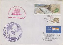 South Africa 1990 F.S. Meteor / Zirkumpolarstrom Cover Ca Cape Town 9 III 90 (39791) - Navires & Brise-glace