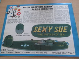 Page Issue De SPIROU Années 70 / MISTER KIT Présente : SPECIAL TARAWA B-24 LIBERATOR SEXY SUE AIRFIX 1/72e - Frankrijk