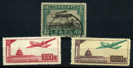 3588- China Nº 1, 45, 48 - Airmail