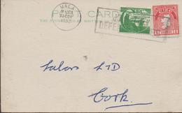 3306  Tarjeta Mala 1952 , Eire, Irlanda - Briefe U. Dokumente