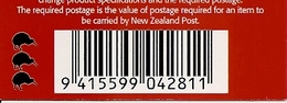 NEW ZEALAND, 2010, Booklet 116i, Reprint, 042811, 3 Kiwi - Booklets