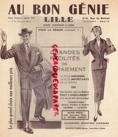 59-LILLE- DEPLIANT PUBLICITAIRE AU BON GENIE-16 AVENUE VICTOR HUGO- VETEMENTS -TSF-CYCLO MOTEUR- LAVEUSE- - Werbung