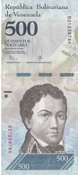 BILLETE DE VENEZUELA DE 500 BOLIVARES DEL 18 DE AGOSTO DEL 2016 EN CALIDAD EBC (XF)   (BANKNOTE) DELFIN-DOLPHIN - Venezuela