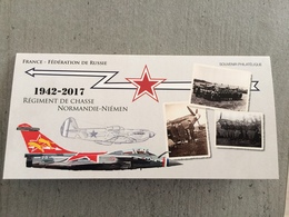 Souvenir Philatélique Régiment De Chasse Normandie-Niémen 1942-2017 France-Russie, Avion - Andere