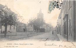 32-PAVIE-MAIRIE , RUE PRINCIPALE ET EGLISE - Autres & Non Classés