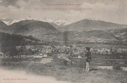 09 OUST PANORAMA SUR LE VILLAGE ET LE MONTVALLIER - Oust