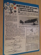 Page Issue De SPIROU Années 70 / MISTER KIT Présente : COMMENT CONVERTIR LE ME109G De AIRFIX 1/72e - France