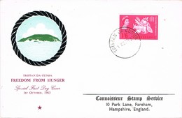 29486. Carta TRISTAN DA CUNHA 1963. Freedom From Hunger - Tristan Da Cunha