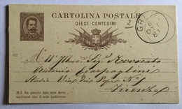 Cartolina Postale 10 Centesimi - Entero Postal