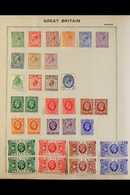 OLD TIME "WORLDWIDE" A19BUM With Issues Up To The 1960s But With More Interesting 1930s Mint Ranges. Note Better GB With - Autres & Non Classés