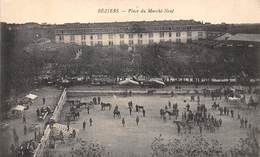 34-BEZIERS- PLACE DU MARCHE NEUF - Beziers