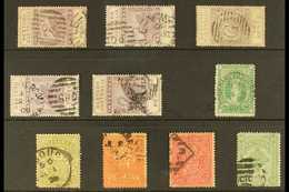 POSTAL FISCALS With Postally Used QUEENSLAND Stamp Duty 1s Green (SG F18); VICTORIA Stamp Duty 3s, 4s, 5s And 10s; WESTE - Sonstige & Ohne Zuordnung